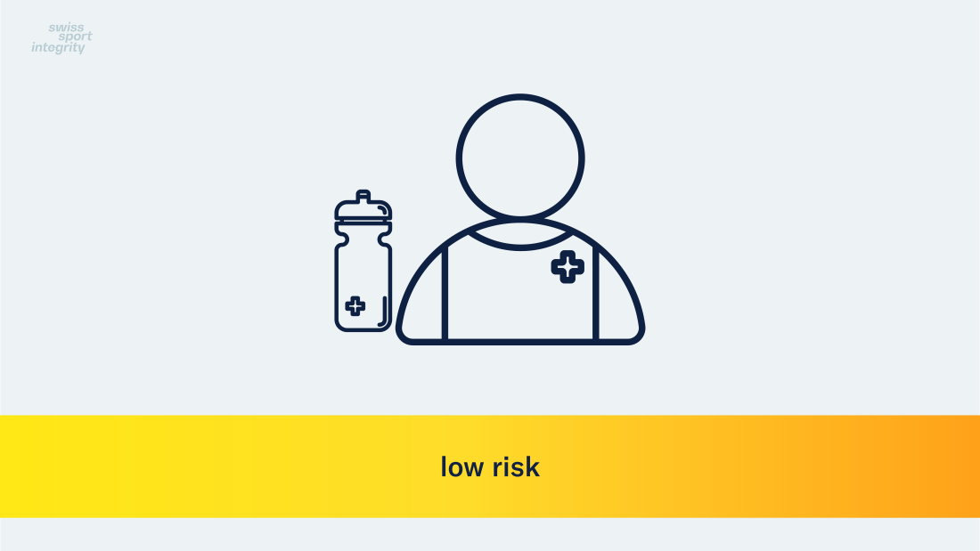 Supplements risk reduction: low risk: products for competitive sports of reliable Swiss manufacturers