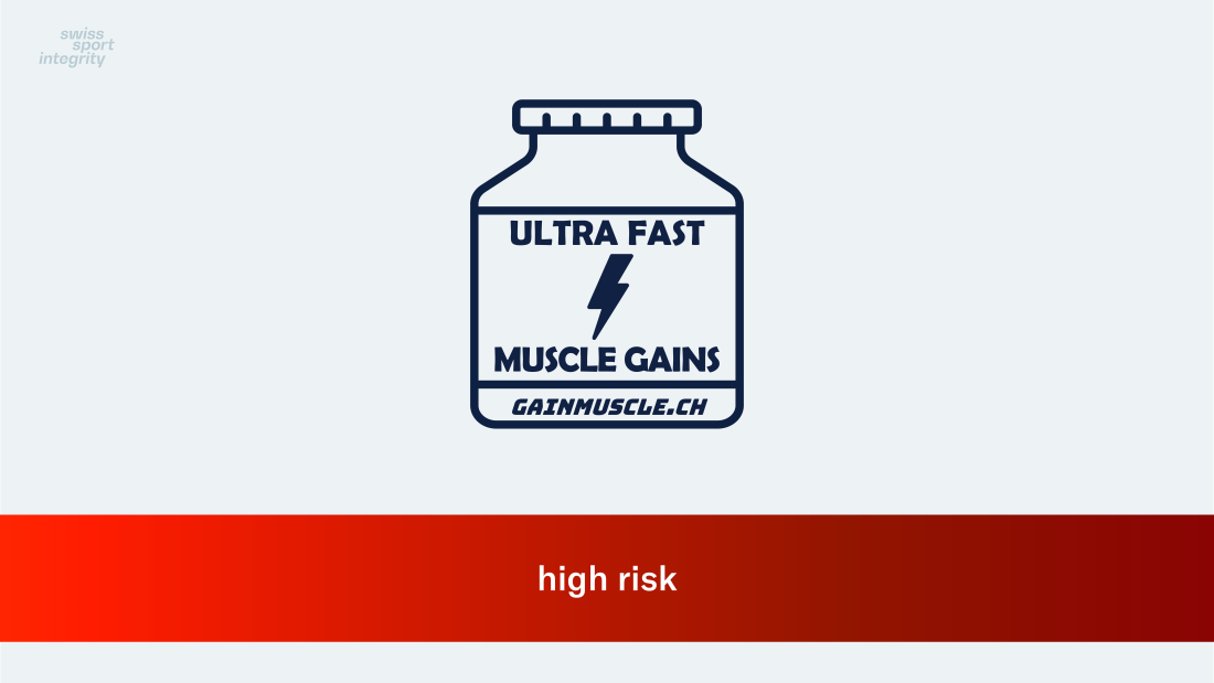 Supplements risk reduction: high risk – big claims of effectiveness